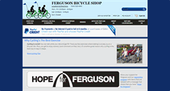 Desktop Screenshot of fergusonbicycleshop.com
